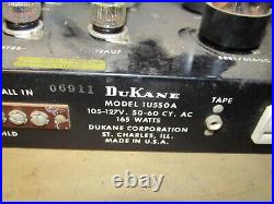 Vintage Dukane 1U550 5881/6L6 Tube Amplifier, Industrial, Commercial