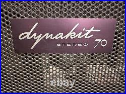 Vintage DynaCo. Dynakit series 70 tube Amplifier Working audio electronic stereo