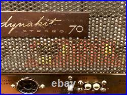 Vintage Dynaco Dynakit Stereo 70 Tube Amplifier Amp Dyna ST-70
