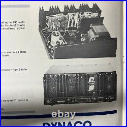 Vintage Dynaco Stereo 410 Amplifier Black Box