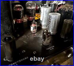 Vintage EICO HF20 Monoblock Audio Amplifier, 12AX7 & 6L6