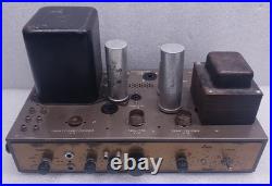 Vintage EICO HF-20 Hi-Fi Audio Tube Amp Amplifier For Restoration No Fuse #99