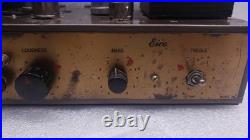 Vintage EICO HF-20 Hi-Fi Audio Tube Amp Amplifier For Restoration No Fuse #99