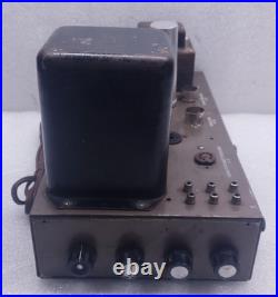 Vintage EICO HF-20 Hi-Fi Audio Tube Amp Amplifier For Restoration No Fuse #99