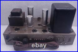 Vintage EICO HF-20 Hi-Fi Audio Tube Amp Amplifier For Restoration No Fuse #99