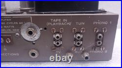 Vintage EICO HF-20 Hi-Fi Audio Tube Amp Amplifier For Restoration No Fuse #99
