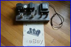 Vintage EICO HF 86 with SAMS All Mullard Tubes, Original Eico label, Rare Amp