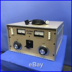Vintage ETO ALPHA 77Dx Ham Radio Linear RF Tube Amplifier 1.5kW Updated Pictures
