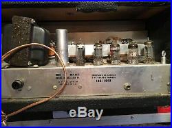 Vintage Early 1960s Sears Silvertone Model 1484 Tube Guitar Head Amplifier Amp