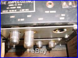 Vintage Early 70's Ampeg VT22 V4 Tube Amplifier Head POWERS ON PARTS/REPAIR