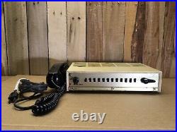 Vintage Early Dukane 4D685 Tube Amplifier PA System Console 110-723 Audio Amp