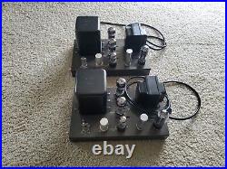 Vintage Eico HF22 tube amplifiers, monoblocks, meticulously rebuilt