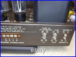 Vintage Eico HF-20 6L6 Monoblock Audio Tube Amplifier- A