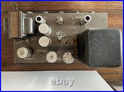 Vintage Eico HF-20 Tube Amplifier 6l6 12ax7 12au7 5u4