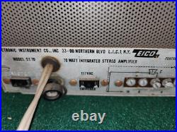 Vintage Eico ST-70 Stereo Integrated Tube Amp Amplifier, For Parts Or Repair