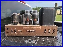 Vintage Eico hf-20 tube amplifier for parts or restoration, has not been tested