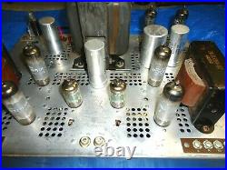Vintage Electrohome Tube Stereo Amplifier, 6bq5 Push Pull Type