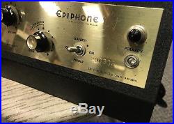 Vintage Epiphone Rivoli Bass Guitar Tube Amplifier Head, Gibson GA-100