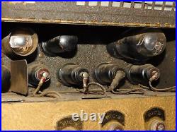 Vintage Erwood Sound Western Electric Tube Amplifier Harp Microphone Speaker Amp