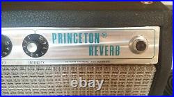 Vintage FENDER PRINCETON REVERB Guitar Tube Amp. Amplifier Late 60's Early 70's