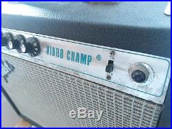 Vintage Fender 1968-1982 Vibro Champ Tube Amp 6W Silverface
