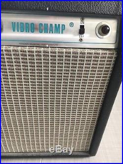Vintage Fender 1968-1982 Vibro Champ Tube Amp 6W Silverface Edition