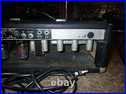 Vintage Fender Bassman Head Tube Amp powers up for parts or repair