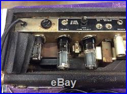 Vintage Fender Blackface Tremolux Tube Amp Head with Footswitch AA763 Tested