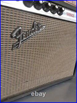 Vintage Fender Bronco Tweed Tube Amp 6 Watt Guitar Amplifier Rare Powers On Work