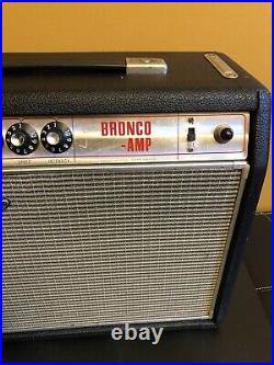 Vintage Fender Bronco/Vibrochamp Tube Amp Outstanding Clean Original Serviced