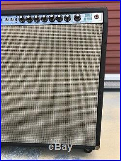 Vintage Fender Super Reverb 1978 Silverface pre-owned tube combo amp