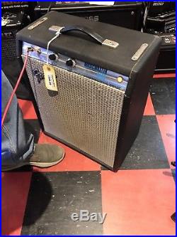 Vintage Fender USA Silverface Musicmaster 1973 Bass Tube Combo Amp