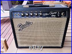 Vintage Fender Vibro Champ Amp 1967 Tube Amplifier Closet Queen AA764 Great Tone