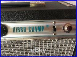 Vintage Fender Vibro Champ Tube Amp 1968
