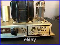 Vintage Fisher 30-A Tube Amplifier RESTORED Looks & Sounds Great