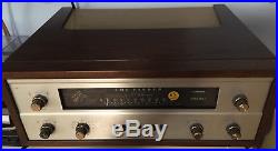 Vintage Fisher 400 Tube Amp Receiver with Wood Cabinet