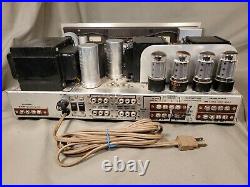 Vintage Fisher 500c Fm Stereo Tube Receiver Amplifier Restored & Tested