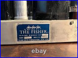 Vintage Fisher 70AZ vacuum tube mono amplifier. Includes Z-matic