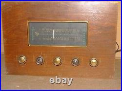 Vintage Fisher Console # 610-ST Tube Stereo AmFm Receiver6BQ5-12ax7READ