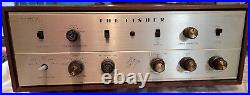 Vintage Fisher KX-200 Stereo Master Tube Amplifier & KX-60 Tuner Paired Units