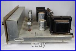 Vintage Fisher Model X-100-3 Tube Amplifier POWER On For Parts Or Restoration
