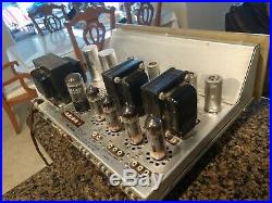 Vintage Fisher X 100 Stereo Tube Control Amplifier X-100 El-84 18W per Channel