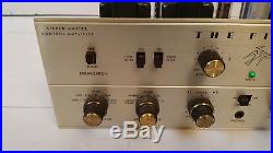 Vintage Fisher X-101-B Integrated Tube Amplifier with Original Manuals