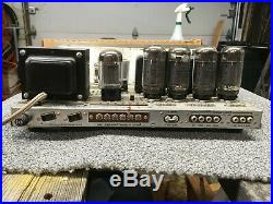 Vintage Fisher X-101-B tube amplifier in good working condition