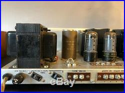Vintage Fisher X-101-C Stereo Tube Amplifier RESTORED Looks & Sounds Amazing