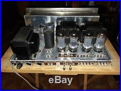 Vintage Fisher X-101-D Control Amplifier with new 7591 tubes
