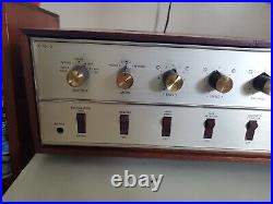 Vintage Fisher x-101-D control amplifier Recapped, Serviced