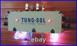 Vintage Folk Art Lighted Sign Advertising Display Tung-Sol Electron Tube Amp