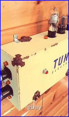 Vintage Folk Art Lighted Sign Advertising Display Tung-Sol Electron Tube Amp