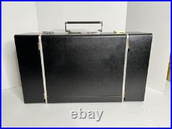 Vintage GE RP-2160A Portable Trimline Phonograph 4 speed Tube Amp Record Player